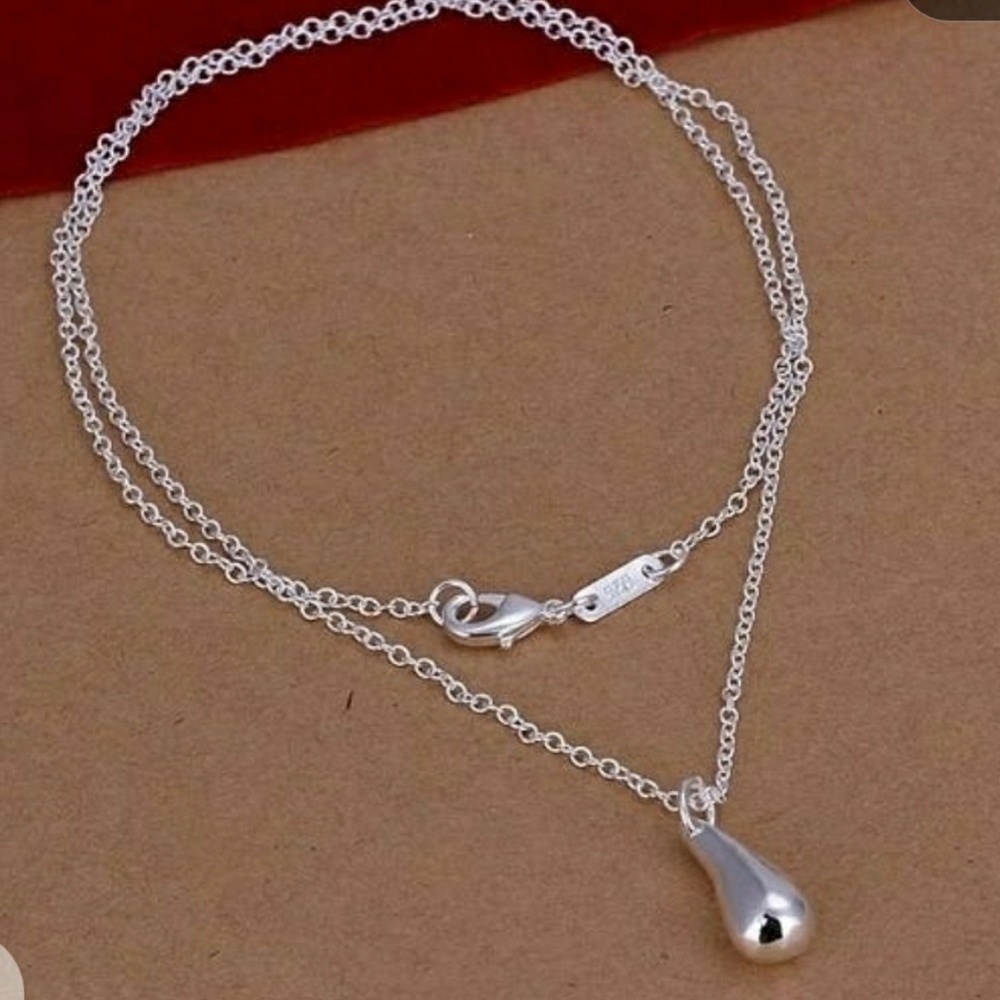 Sterling Silver Necklace (Modern Style Necklace)